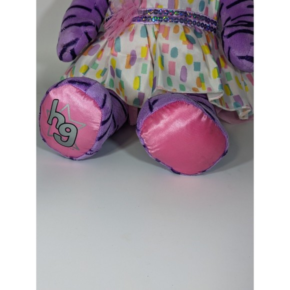 Build A Bear HG Honey Girls Teegan Tiger Rockstar 20” Plush Lead Singer w/Dress - Picture 7 of 8